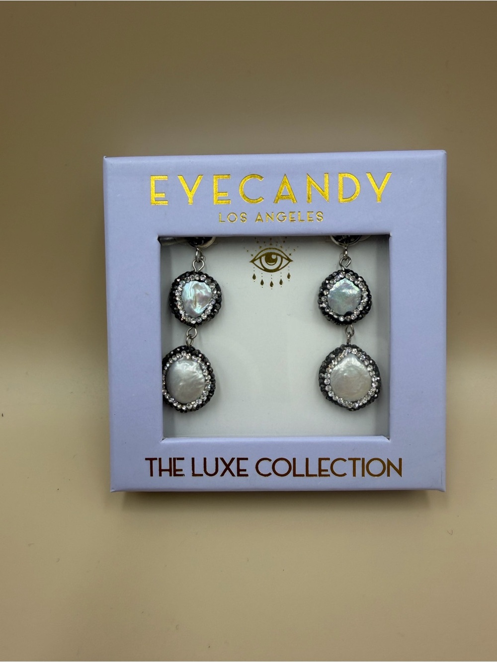 White Pearl Drop Earrings - The Luxe Collection